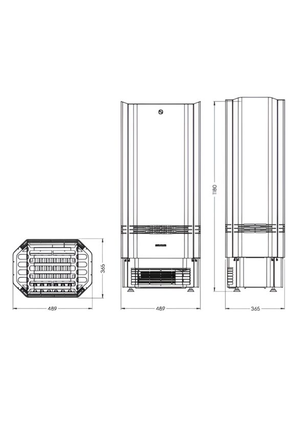 Saunum SPA SESSION Sheath colour: black / 6kw