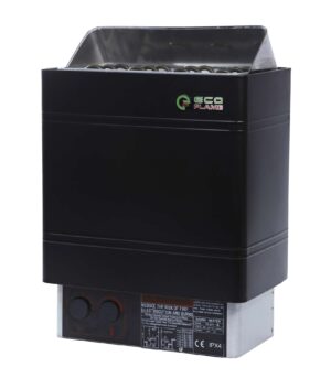 Electric sauna stove EcoFlame AM90 STJ (Black)