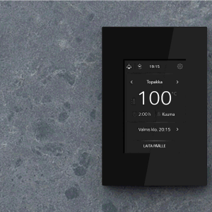 Wi-Fi Tulikivi Sauna Control Panel (Black) - Image 2