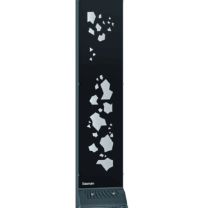 Air conditioner Saunum BASE / Shell colour: anthracite matt / patterned glass / white LED backlight - Image 1