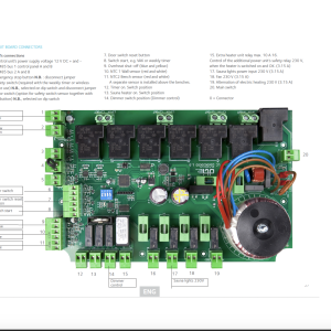 Contactor box (PC board) Tulikivi, 400v (4.5-10.5 kW) - Image 4