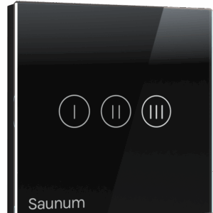 Air conditioner Saunum BASE + External touch control panel, Colour: Black - 4745090012415 - Image 5