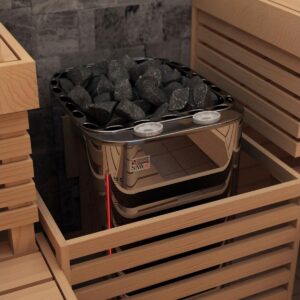 SAWO Savonia Combi NS-P-L (Completely stainless steel with 2kW steam generator and 2 aroma bowls) - Image 4